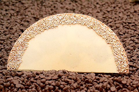 Oblea de amaranto con chocolate